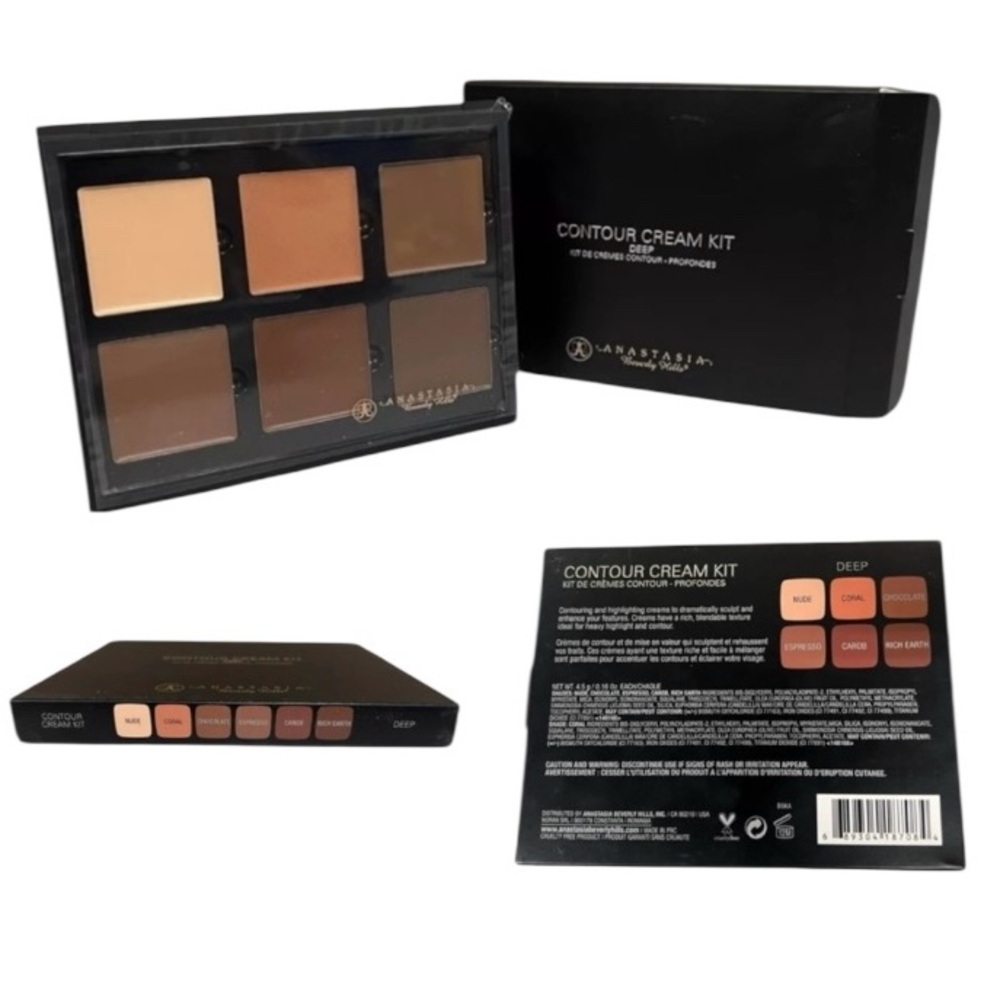 NEW Anastasia Beverly Hills Contour Cream Kit –Deep (6 Shades) | 100% Authentic